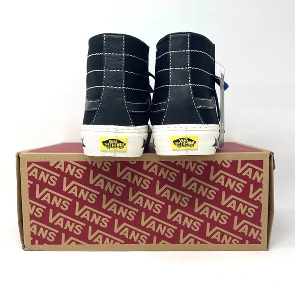 Vans Sk8 Hi 138 Decon Canvas Leather Black Skateboarding Women's S VN0A3MV16BD - Picture 6 of 11